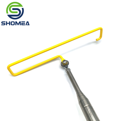 Custom stainless steel telescopic rod for Frisbee picking