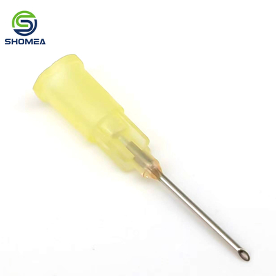SHOMEA Custom 304/ 316  Stainless Steel Glue dispensing needle with plastic hub base