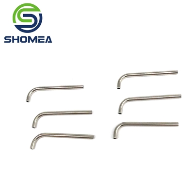Shomea Customized Stainless Steel 90 degree bent tube with round end