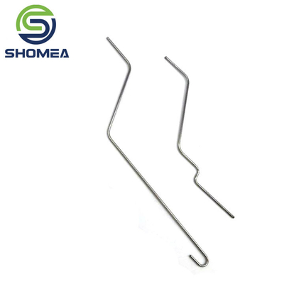 Shomea Customized Stainless Steel 90 degree bent tube with round end