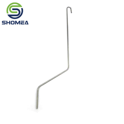 Shomea Customized Stainless Steel 90 degree bent tube with round end