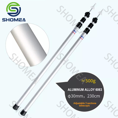 Custom Aluminum Retractable Support Rod for RV Canopy