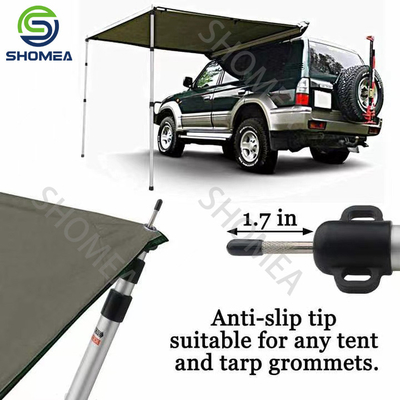 Custom Outdoor Telescopic Adjustable Aluminum 6063 Tarp Pole Camping Tent Poles