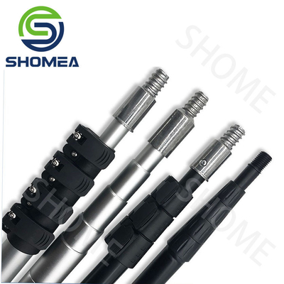 Custom Painted Different Color Anodized Aluminum Tube Adjustable Square Oval Aluminum Telescopic Pole with Twis