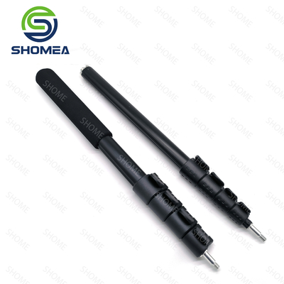 Custom Aluminum Alloy Rod Electroplate Retracted Tube Telescoping Customized Color Fine Polished Telescopic Pole