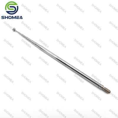 Custom Brass nickel plated telescopic aerial with thread
