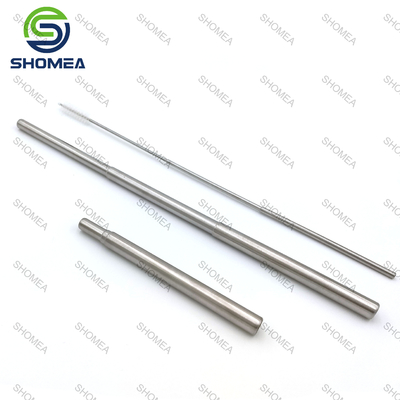 Custom stainless steel head threaded double end expansion pole