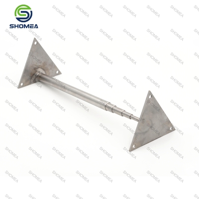 Custom Stainless steel telescopic rod with welded triangle