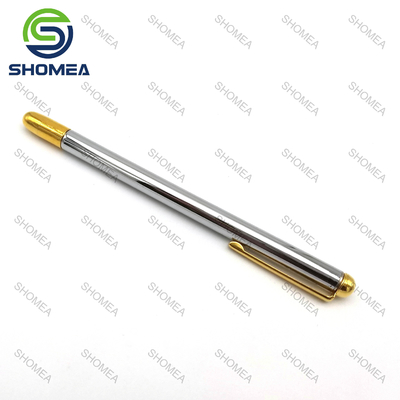 Custom Brass nickel plated telescopic antenna with gold clip