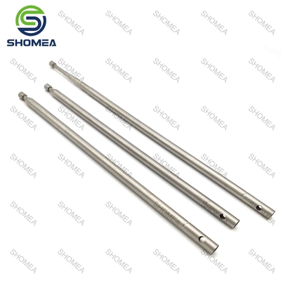Custom Brass nickel plated telescopic antenna with gold clip