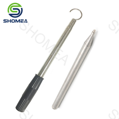 Custom Brass nickel Chrom plated telescopic rod with hook