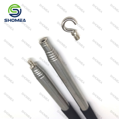 Custom M5 male thread telescopic pole