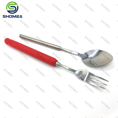 Custom BBQ Stainless steel retractable grill fork