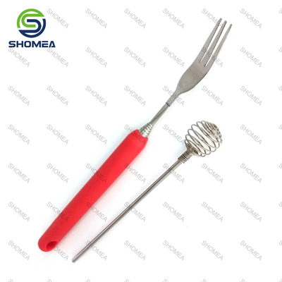 Custom BBQ Stainless steel retractable grill fork