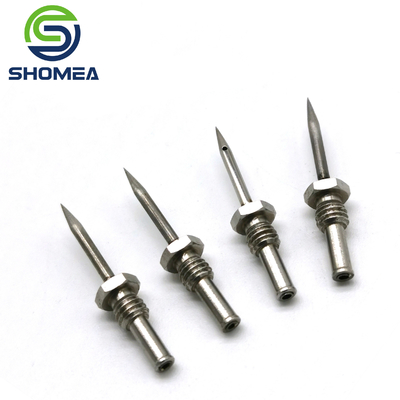 Customized small diameter Stainless Steel Side hole pencil point needle with male thread