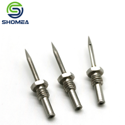 Customized small diameter Stainless Steel Side hole pencil point needle with male thread