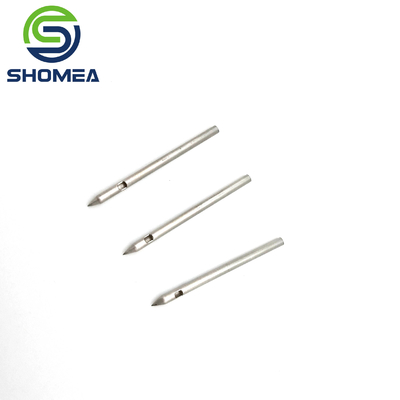 Shomea Customized small diameter stainless steel swaged needle with pencil point tip