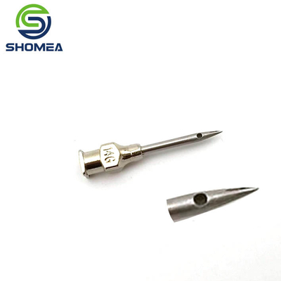 Customized Small diameter Stainless Steel single bevel open end needle