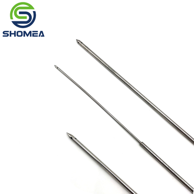 Customized stainless steel high polishing pencil point needle with flanging end