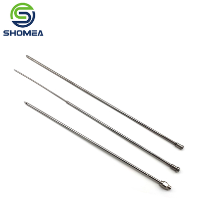 Customized stainless steel high polishing pencil point needle with flanging end