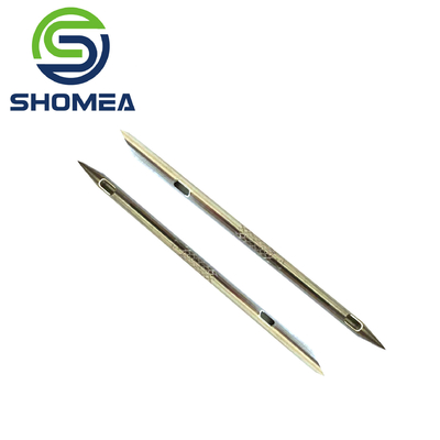 Customized small diameter  Electrolytic polishing Stainless Steel both side grinding needle