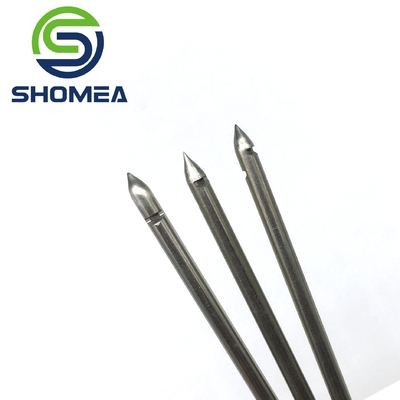 Customized small diameter  Electrolytic polishing Stainless Steel both side grinding needle