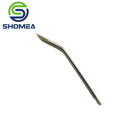 Customized 8G-21G Solid stainless Steel  trocar needle with male thread