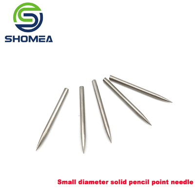Customized high hardness Solid Stainless steel textile needle with pencil tip sharp
