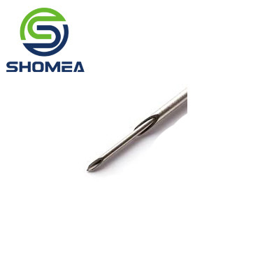 Customized 3G-32G Electrolytic polishing stainless steel double lumen needle with sharp tip