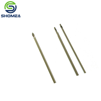 Customized 3G-32G Electrolytic polishing stainless steel double lumen needle with sharp tip