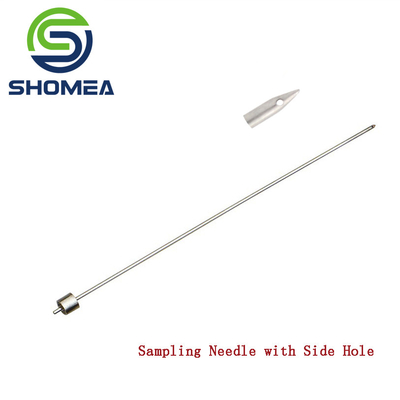 Customized black  Stainless Steel Side Hole Pencil Point needle with metal base