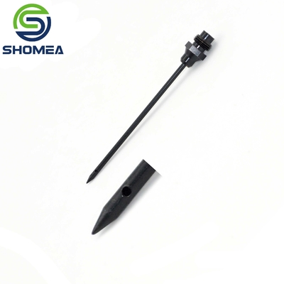Customized black  Stainless Steel Side Hole Pencil Point needle with metal base