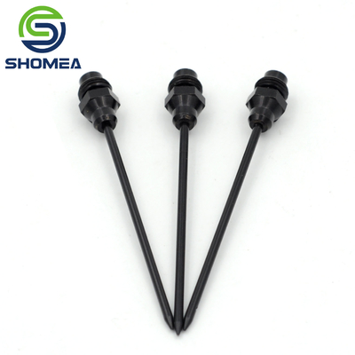 Customized black  Stainless Steel Side Hole Pencil Point needle with metal base