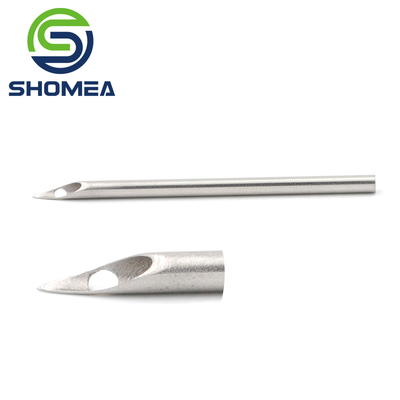 Customized  304/ 316 Passivation polishing Stainless Steel Hollow Lancet needle with Sharp tip