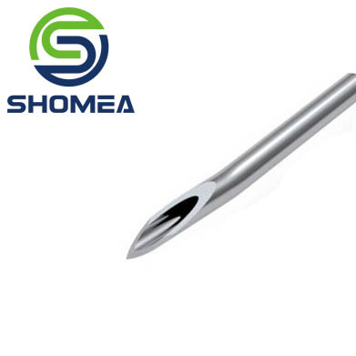 Customized  304/ 316 high polishing Stainless Steel Hollow injection needle with three bevel end