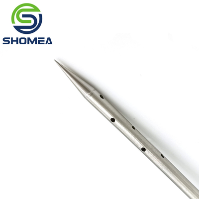 Customized  Stainless Steel pencil point tip needle with male thread base