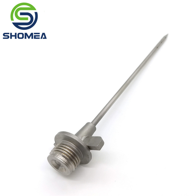 Customized  Stainless Steel pencil point tip needle with male thread base