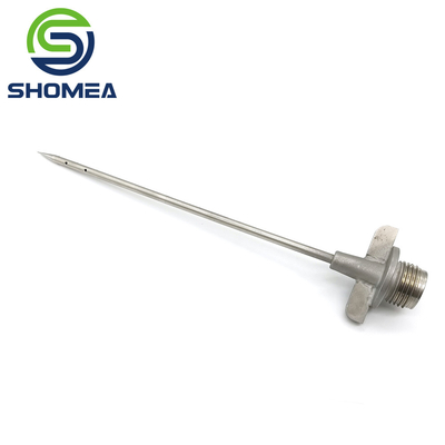Customized  Stainless Steel pencil point tip needle with male thread base