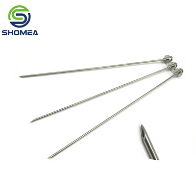 Shomea Customized thick wall  stainless steel bent sharp needle