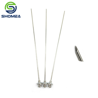 Shomea Customized thick wall  stainless steel bent sharp needle