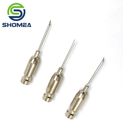 SHOMEA Customized 0.5-1.2mm Stainless Steel tri-bevel end needle with hub
