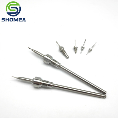 Shomea Customized 0.6-1.2mm Diameter  Stainless Steel slot needle with metal based end