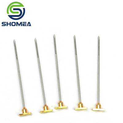 Shomea Customized 0.6-1.2mm Diameter  Stainless Steel slot needle with metal based end