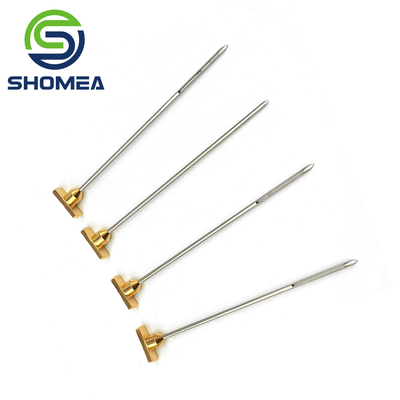 Customized 0.6-1.2mm Diameter  Stainless Steel Hair Implants Needle With Sharp Tip