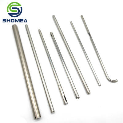 SHOMEA Customized Small Diameter Thin Wall Stainless Steel Endoscope Tube with Slot