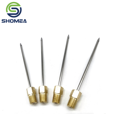 Shomea Customized 304/316  stainless steel pencil point tip needle with M6 thread