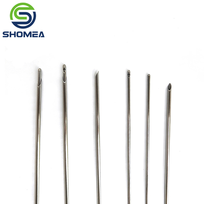 SHOMEA Custom 23-32G Thin Wall stainless steel curve back cut needle