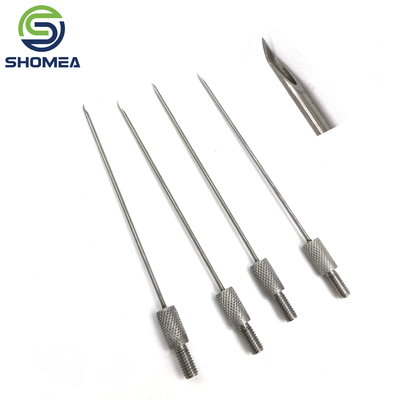 SHOMEA Custom 23-32G Stainless Steel bent sharp tip needle with luer lock