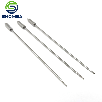 SHOMEA Custom Small Diameter Stainless Steel Swaged needle with single bevel end