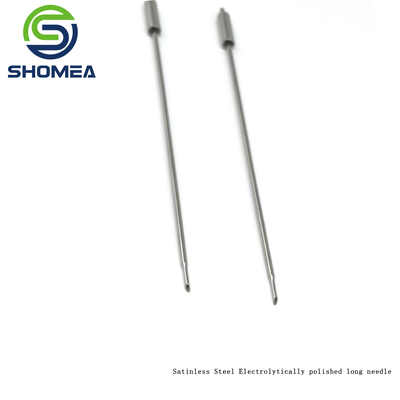 SHOMEA Custom Small Diameter Stainless Steel Swaged needle with single bevel end